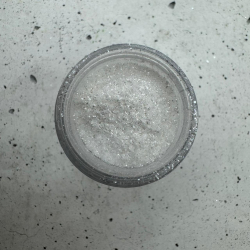 Изображение Глиттер мелкая фракция белый